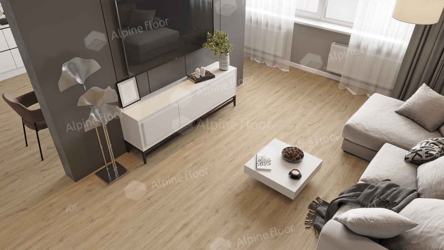 Кварцвинил Alpine Floor Solo Plus Еco 14-1001 Анданте