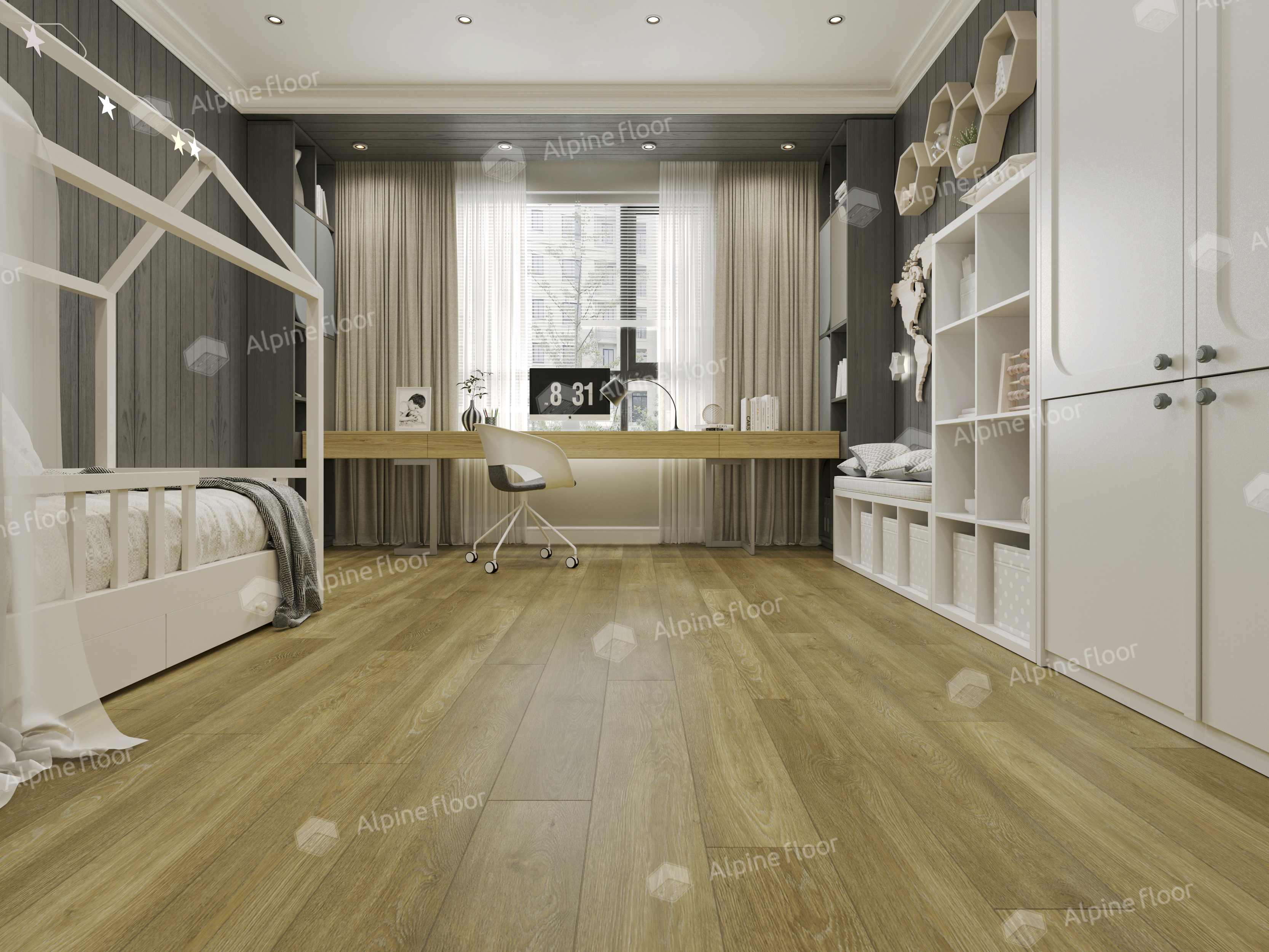 Кварцвинил Alpine Floor Classic Eco 141-8 Бук