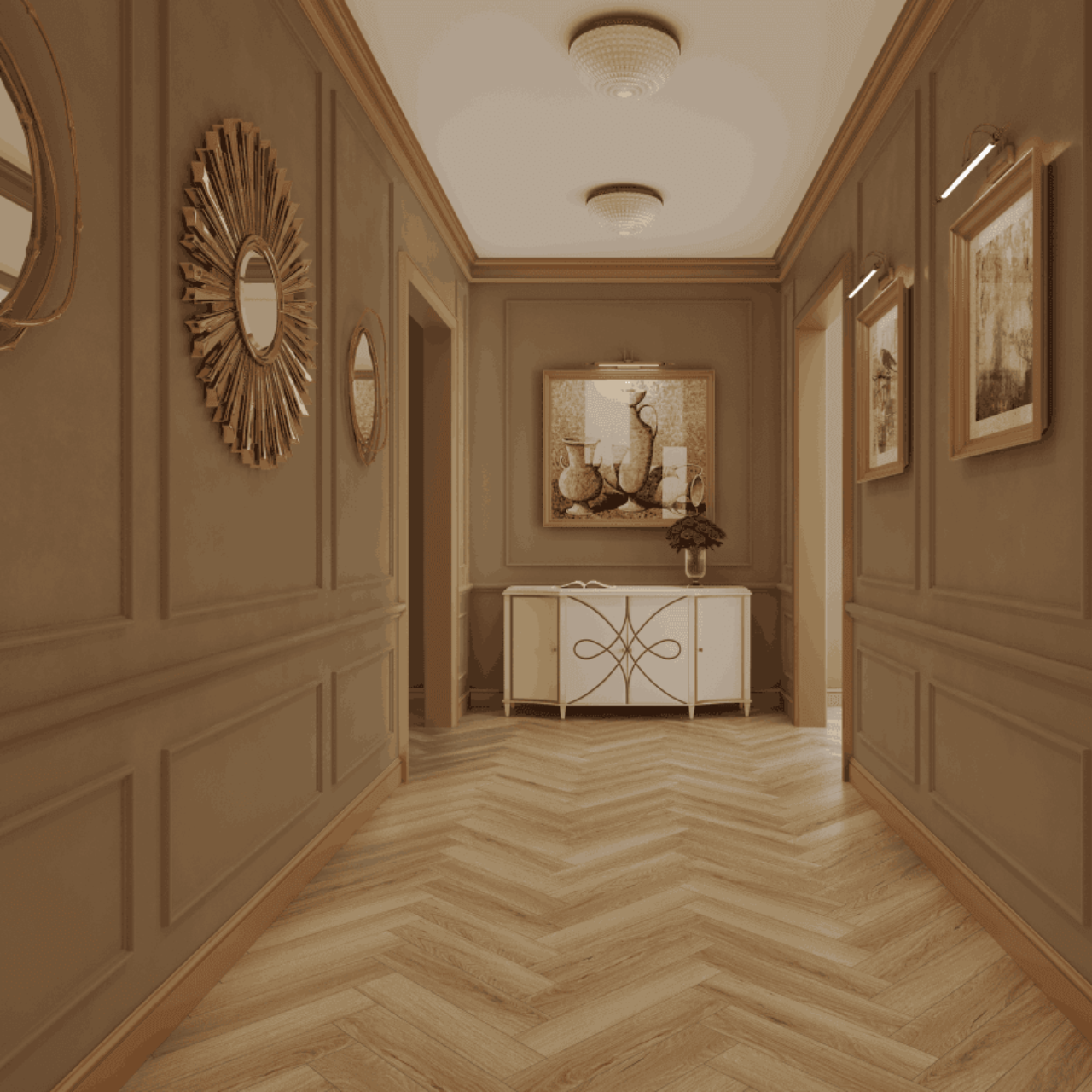 Ламинат Norland Herringbone Elegant LF303-38 Дуб Тинос