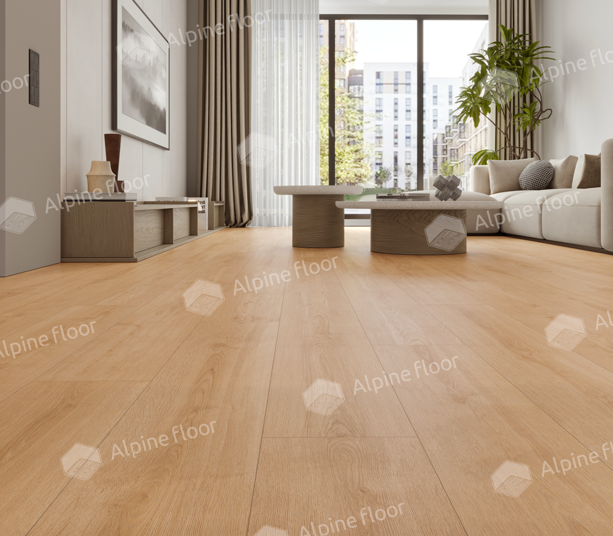 Кварцвинил Alpine Floor ProNature 64636 Oak Kisuca