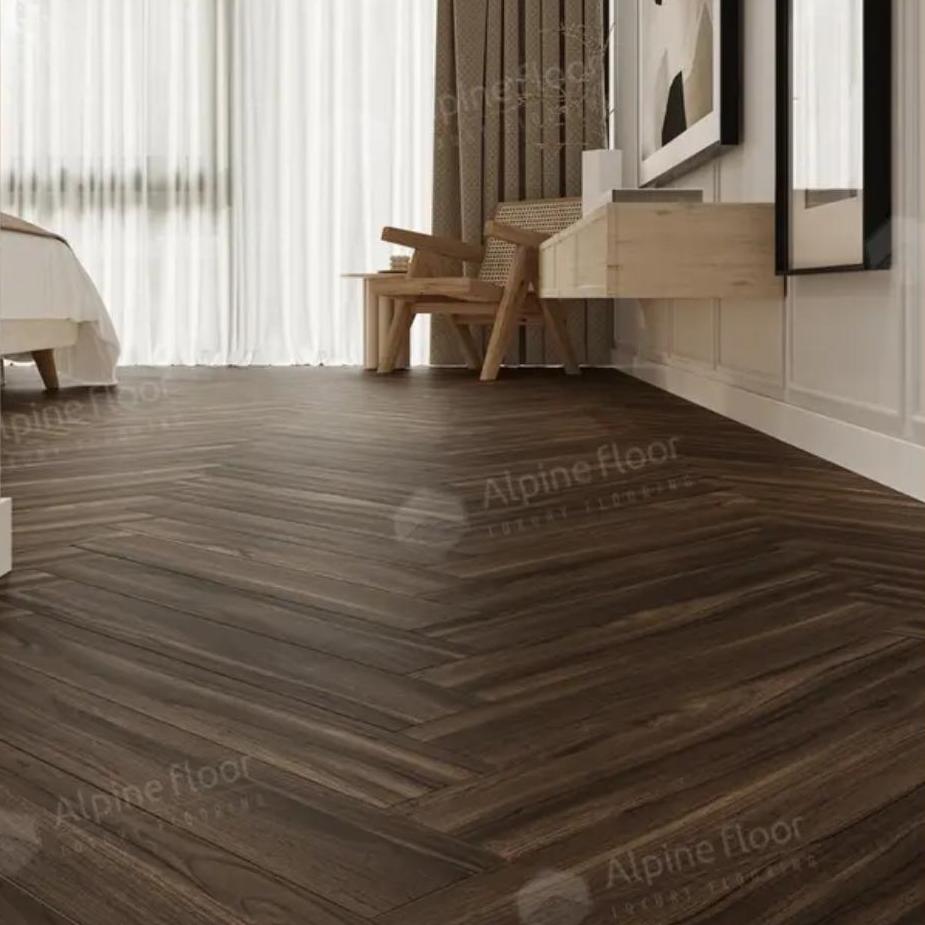 Ламинат AlpineFloor Herringbone 10 LF107-13 Орех Сицилия