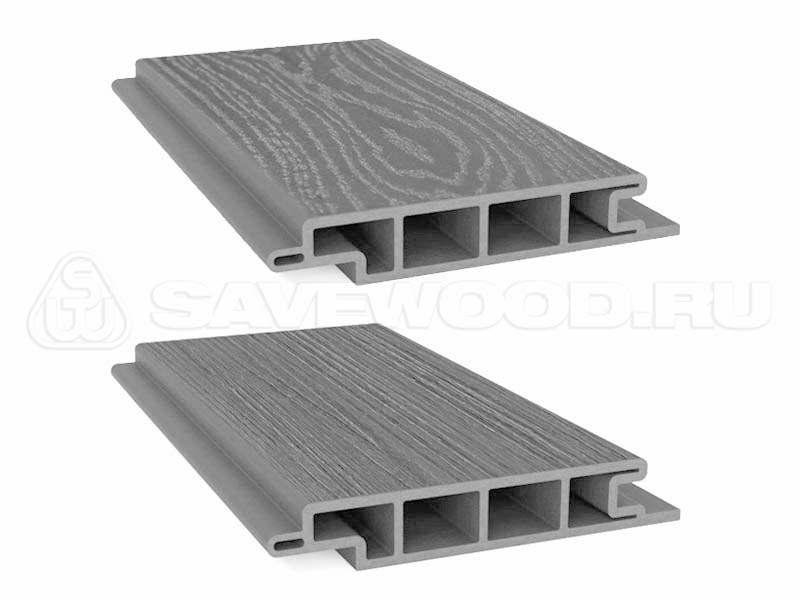 Террасная доска Savewood Padus Серый