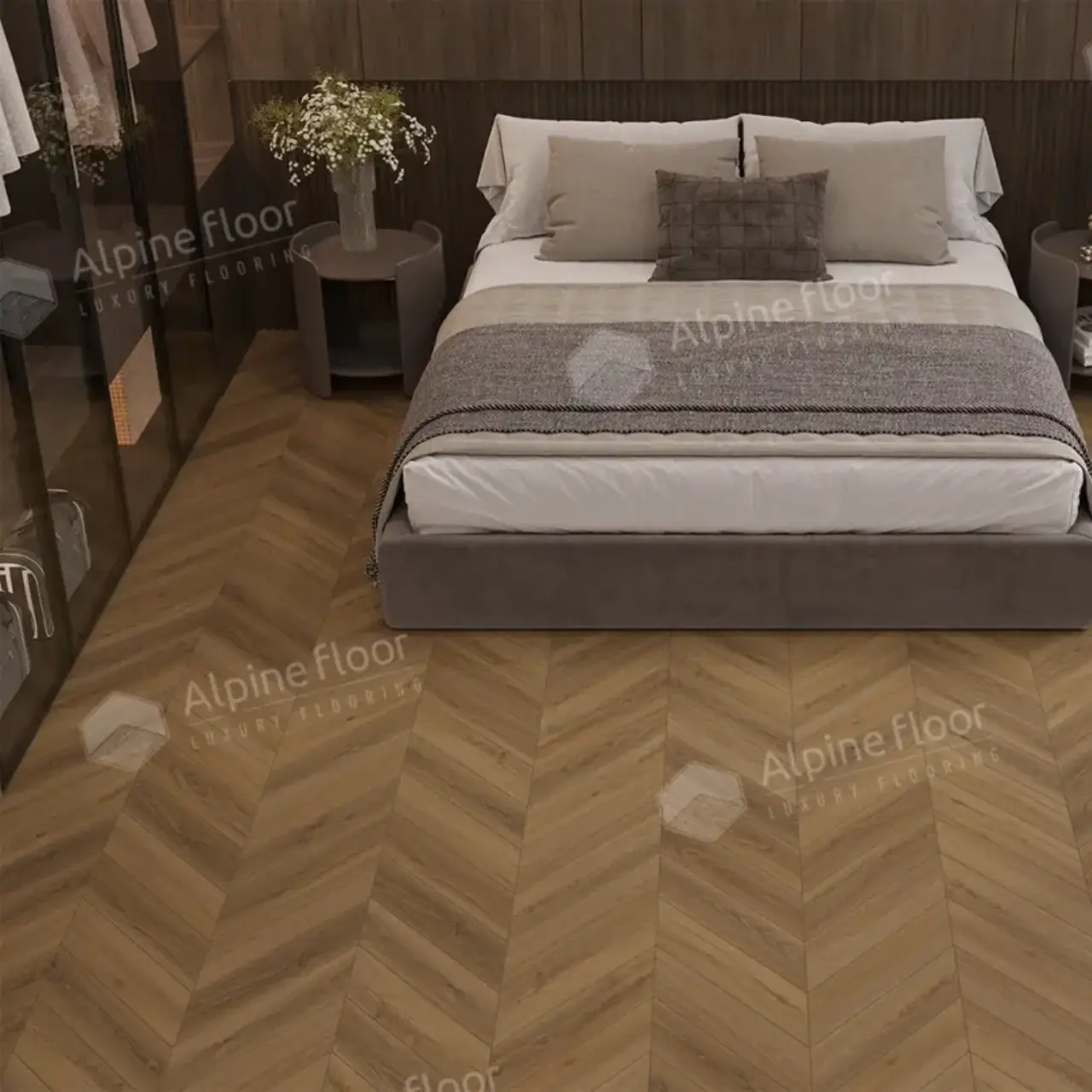 Ламинат AlpineFloor Chevron Art LF109-07 Дуб Тибет
