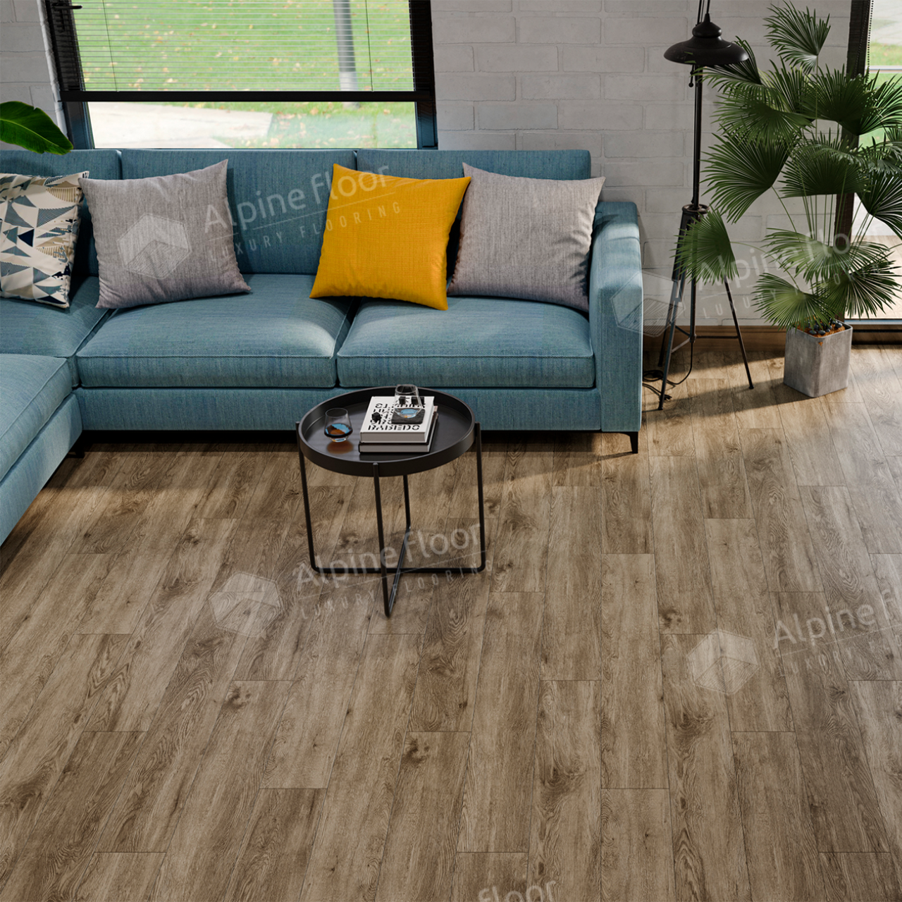 Кварцвинил Alpine Floor Grand Sequoia 5 мм Еco 11-808 Венге Грей