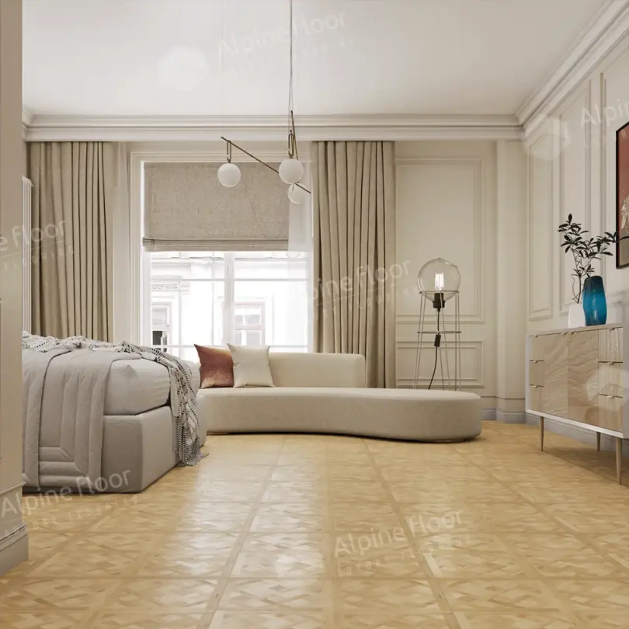Кварцвинил Alpine Floor Parquet Sirocco ECO 25-1 Версаль