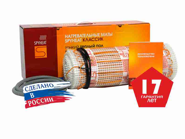 Нагревательный мат Spyheat Классик SHMD-8-750 5 кв.м