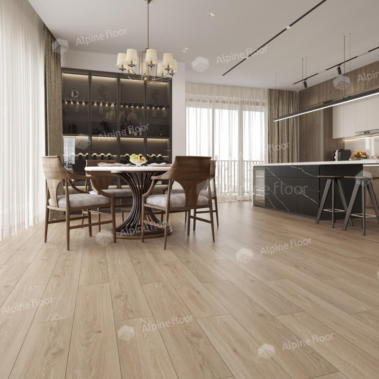 Кварцвинил Alpine Floor Ultra Eco 5-28 Дуб Модера