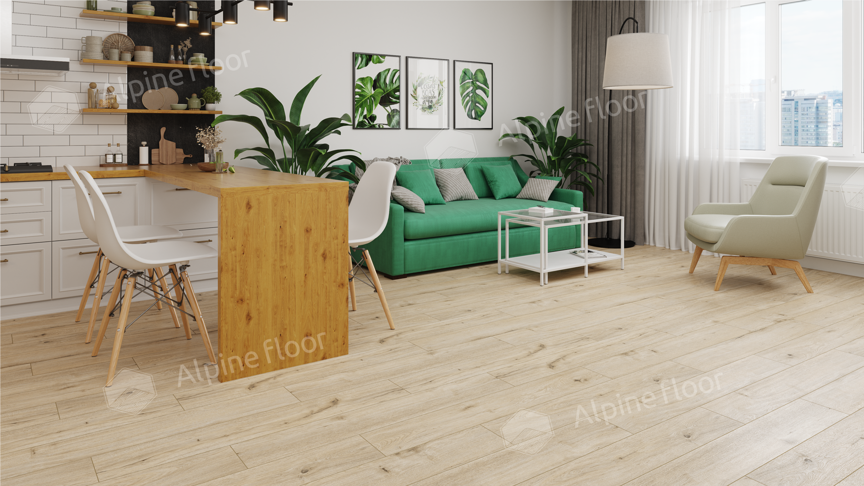 Ламинат AlpineFloor Intensity LF101-02 Дуб Салерно