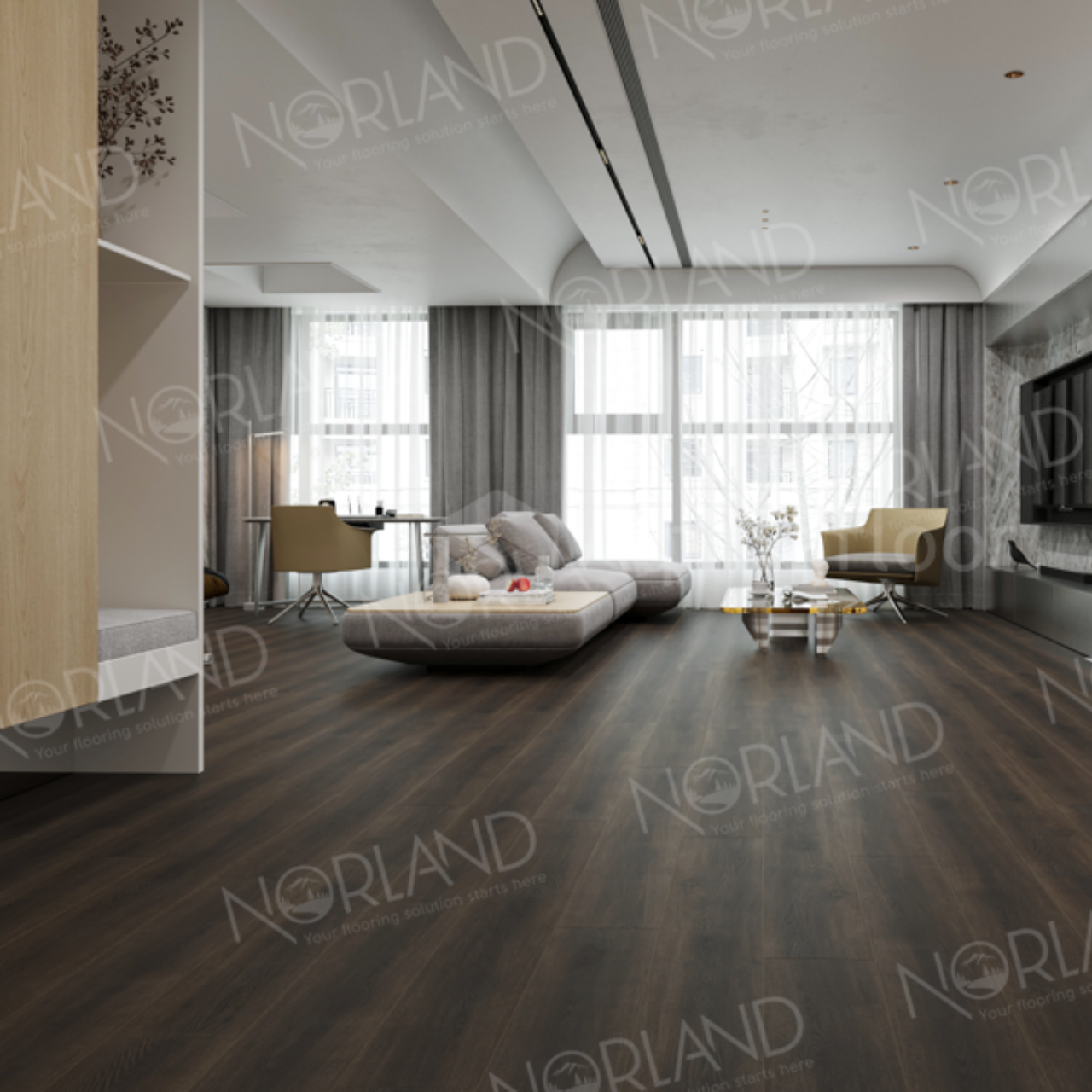 Кварцвинил Norland NeoWood 2001-2 Tanaelva