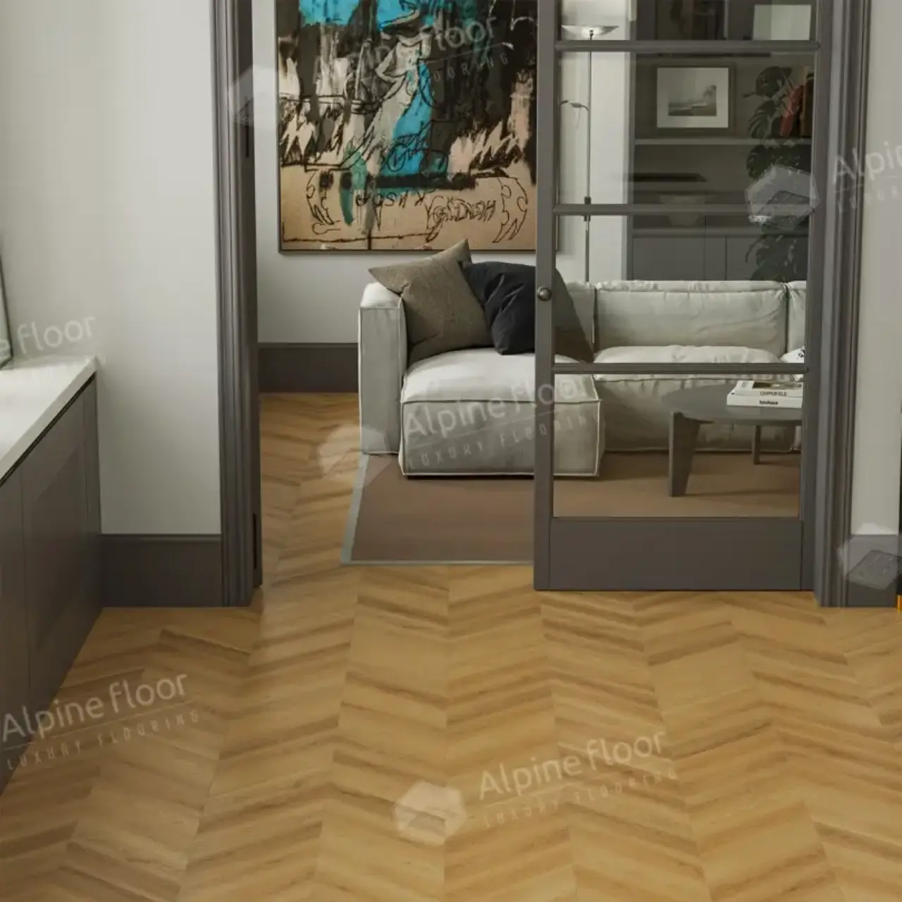 Ламинат AlpineFloor Chevron Art LF109-05 Дуб Олимп
