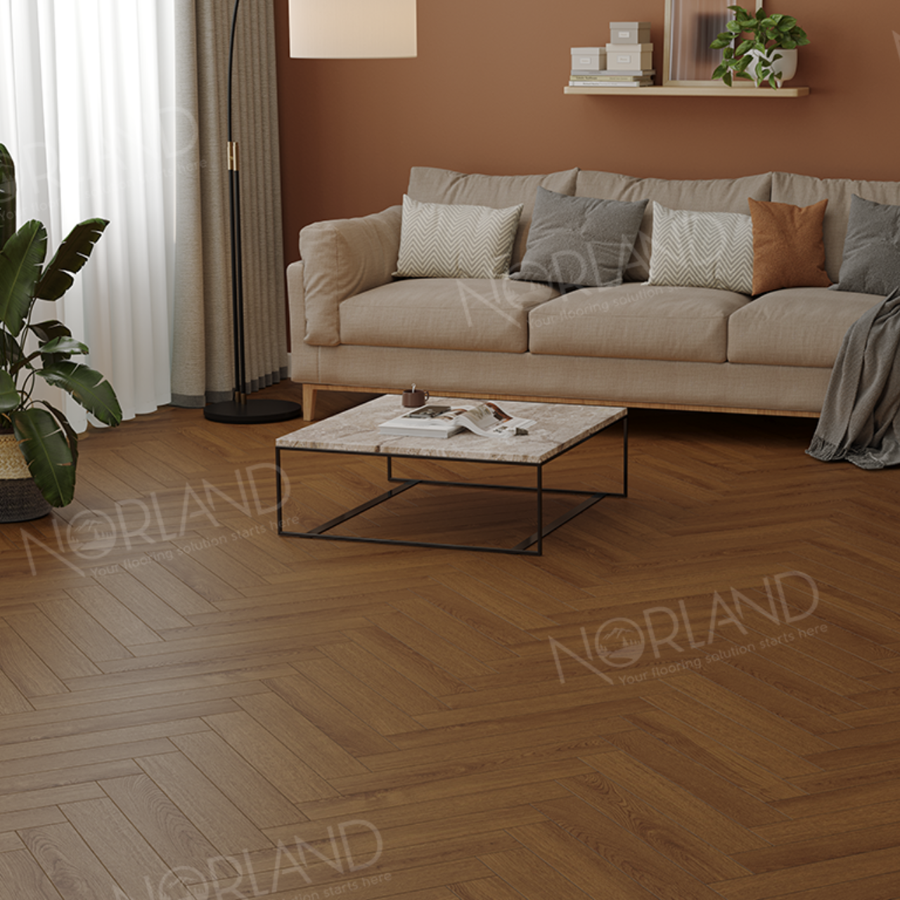 Ламинат Norland Herringbone Elegant 10 LF306-20 Дуб Этна