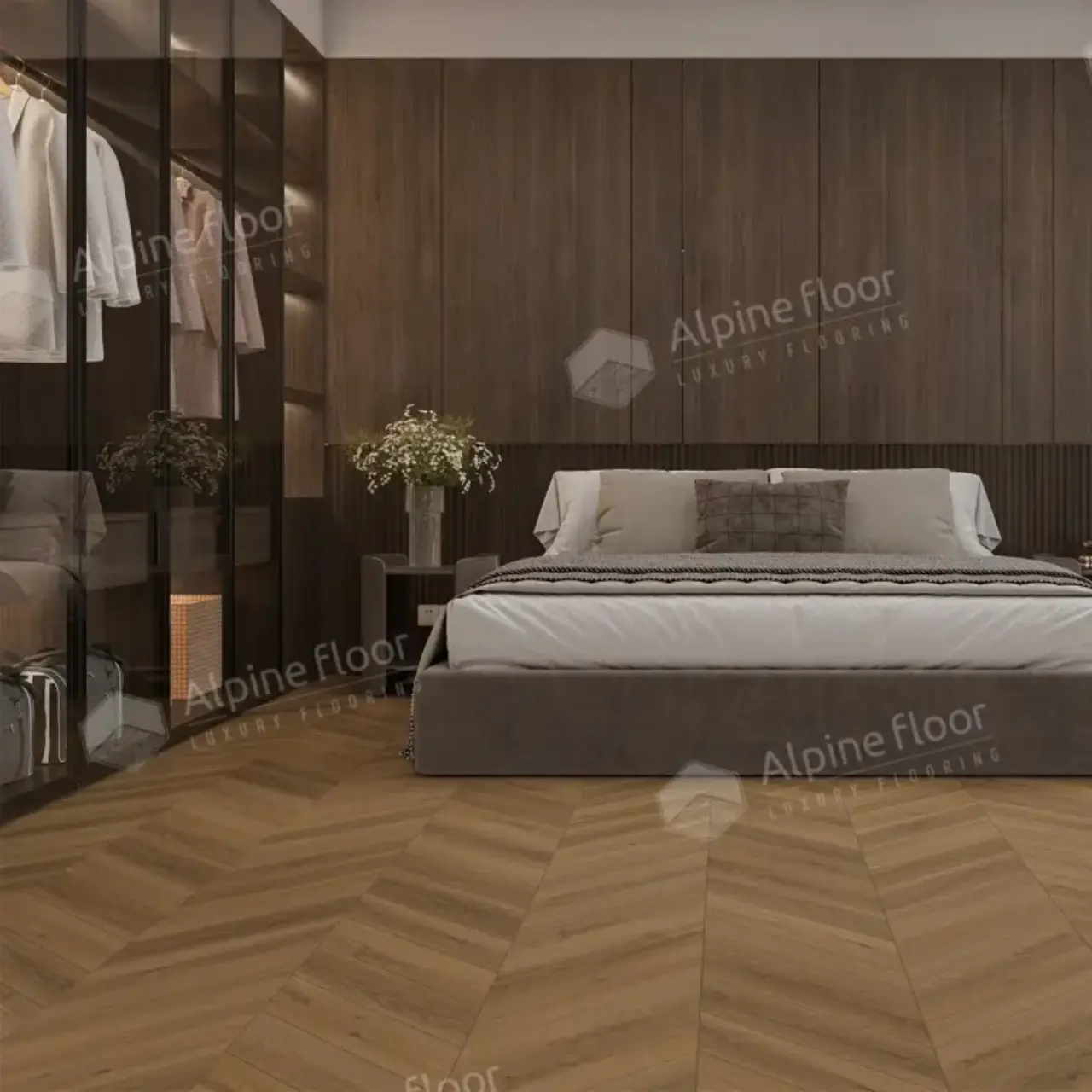 Ламинат AlpineFloor Chevron Art LF109-07 Дуб Тибет