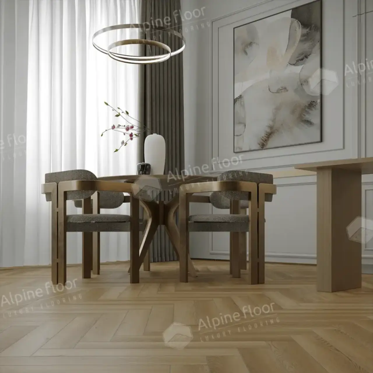 Кварцвинил Alpine Floor Parquet LVT Eco 16-28 Дуб Поллукс