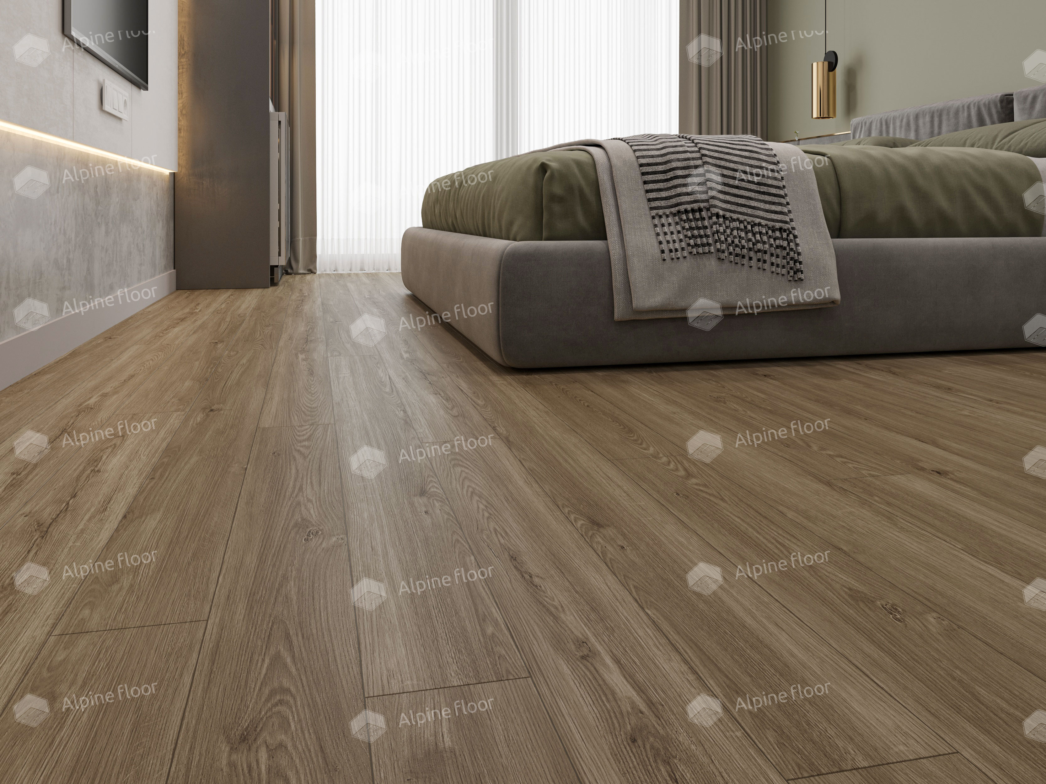 Кварцвинил Alpine Floor Sequoia Spc Еco 6-11 Секвойя Рустикальная