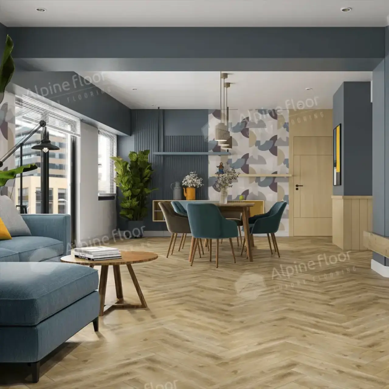 Кварцвинил Alpine Floor Parquet LVT Eco 16-34 Дуб Кастор