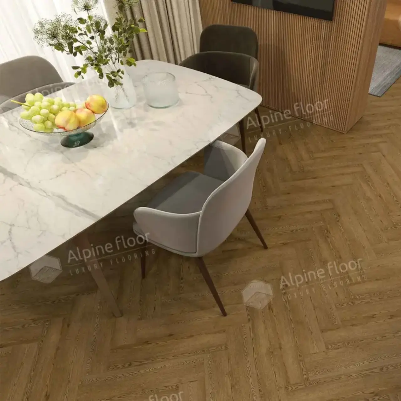 Кварцвинил Alpine Floor Parquet LVT Eco 16-32 Дуб Селена