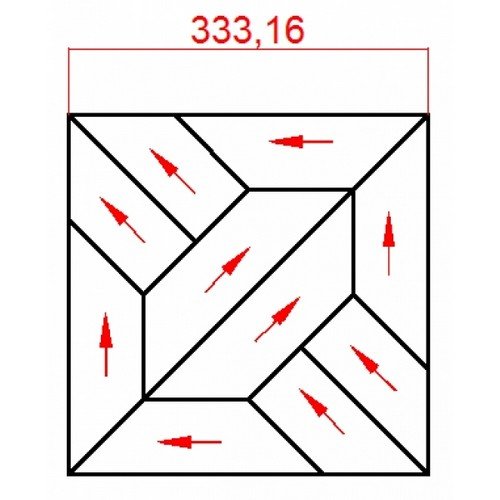 Модульный паркет Lab Arte массив Дуб №8-70, Рустик