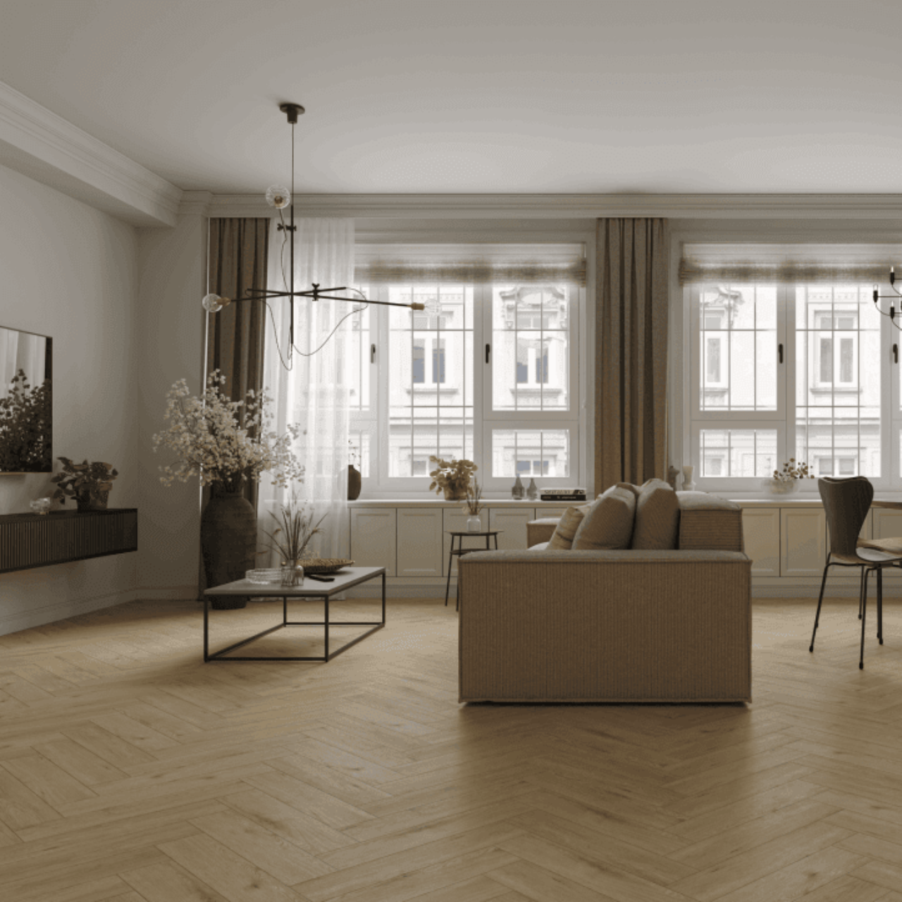 Кварцвинил Norland Parquet 1066-6 Clear Room
