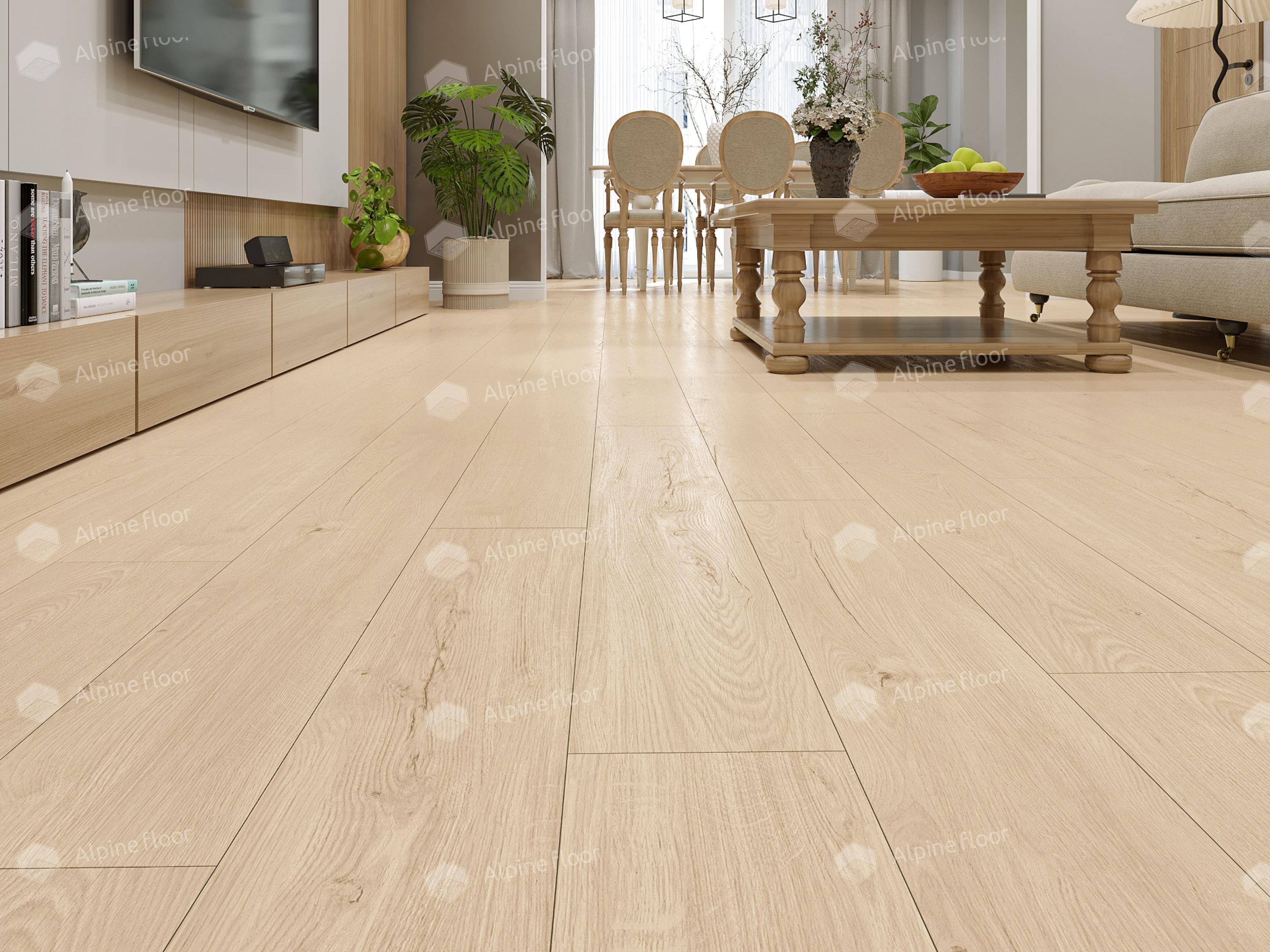 Кварцвинил Alpine Floor Sequoia Lvt Еco 6-10 Секвойя Классик