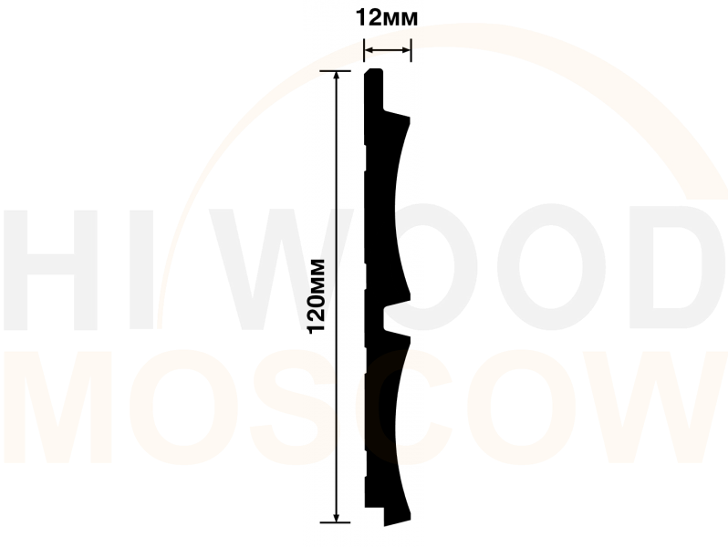 Декоративная панель HIWOOD LV125 GR5