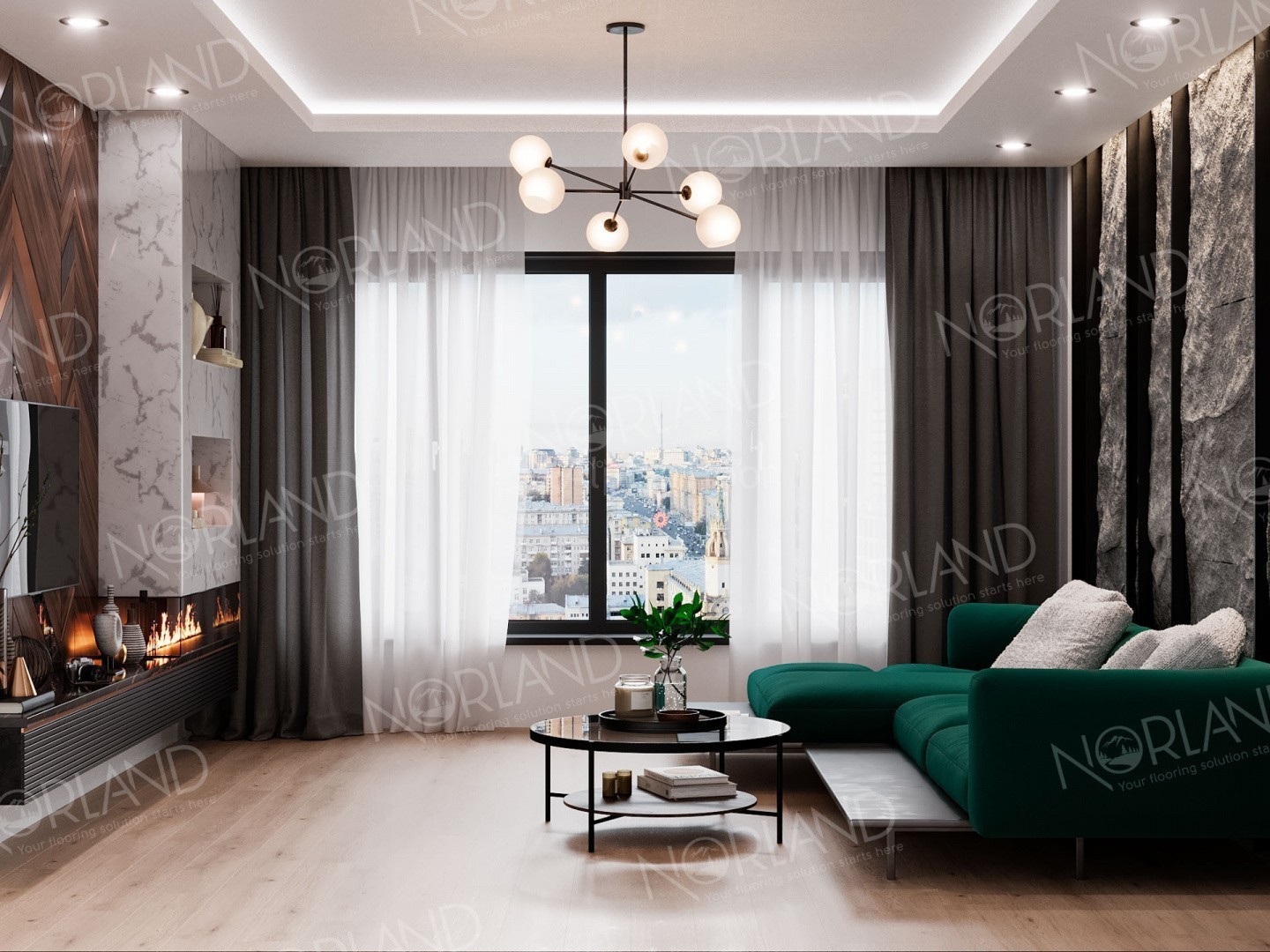 Кварцвинил Norland Sigrid 1001-5 Alante
