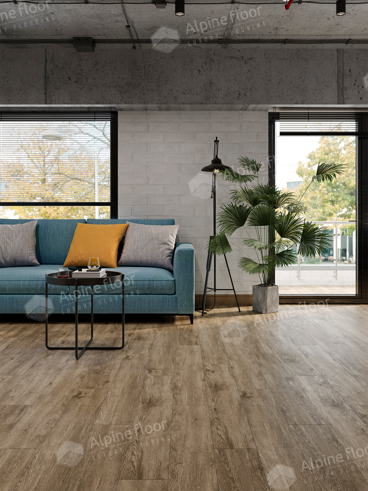 Кварцвинил Alpine Floor Grand Sequoia 5 мм Еco 11-808 Венге Грей