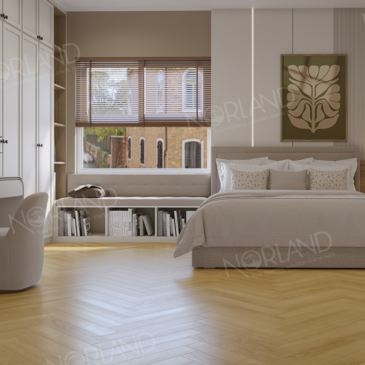 Ламинат Norland Herringbone Elegant Strong LF304-06 Дуб Лузон
