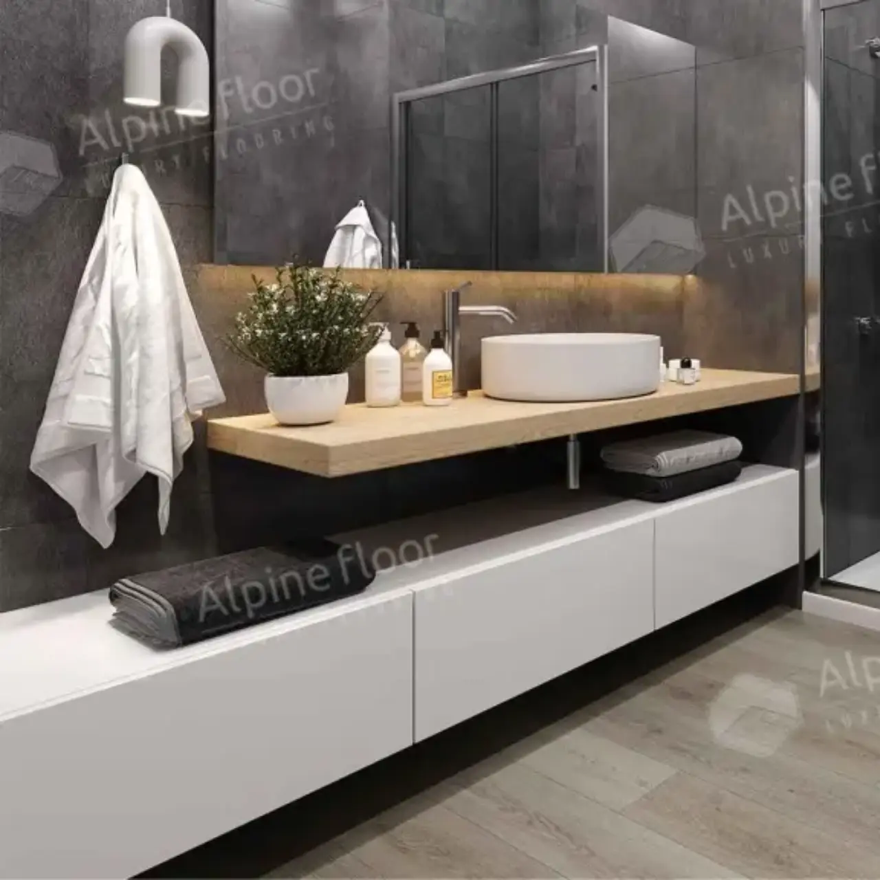 Кварцвинил Alpine Floor Grand Sequoia Lvt Еco 11-2702 Мета