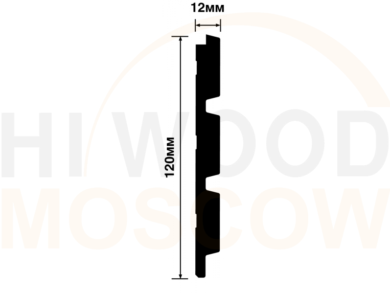 Декоративная панель HIWOOD LV124 NP