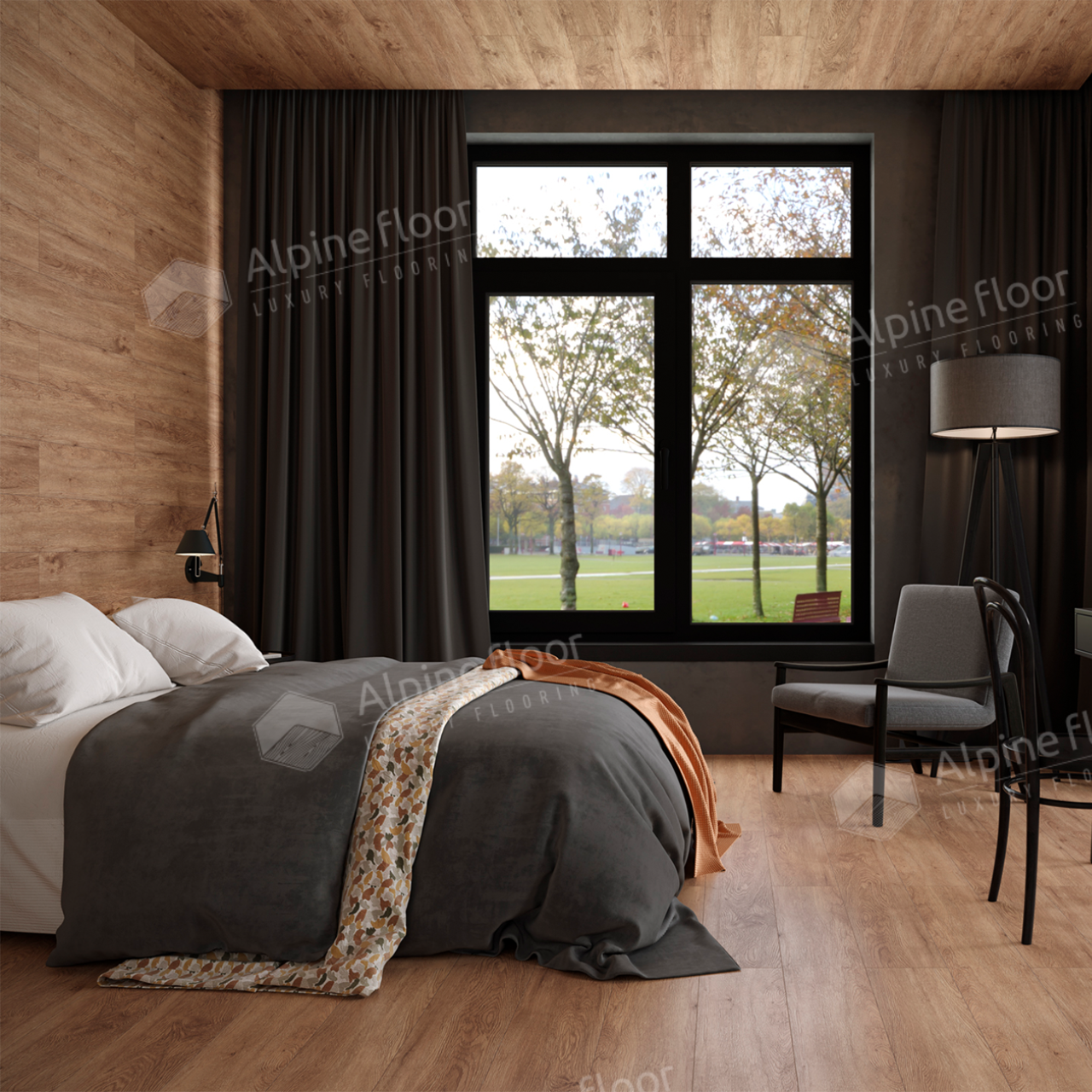 Кварцвинил Alpine Floor Grand Sequoia 5 мм Еco 11-708 Гевуина