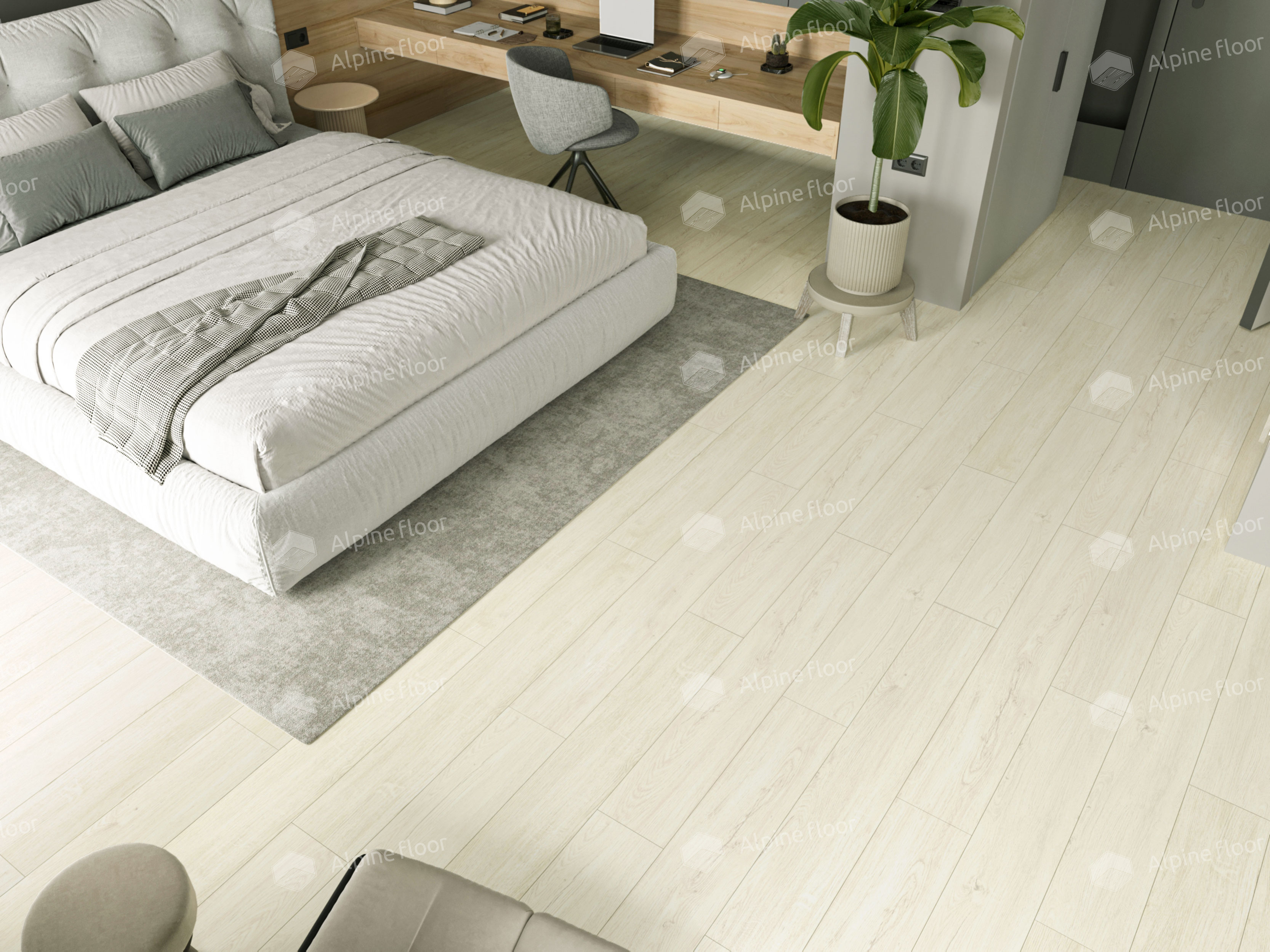 Кварцвинил Alpine Floor Sequoia Lvt Еco 6-7 Секвойя Медовая