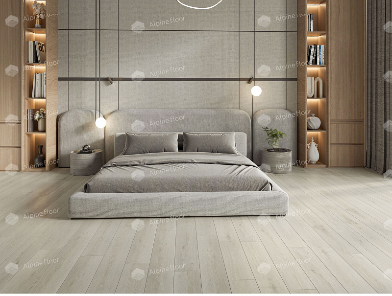 Кварцвинил Alpine Floor Ultra Еco 5-16 Дуб Пепельный