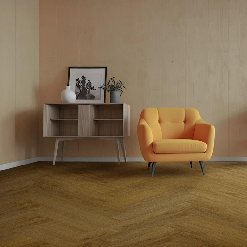 Кварцвинил Boho Aqua Herringbone AQ203 Дуб Кос