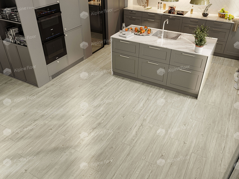 Кварцвинил Alpine Floor Sequoia Lvt Еco 6-8 Секвойя Снежная