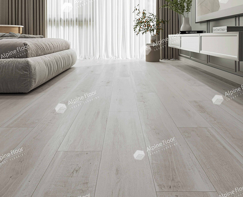 Кварцвинил Alpine Floor Classic Light Еco 182-88 Дуб Выбеленный