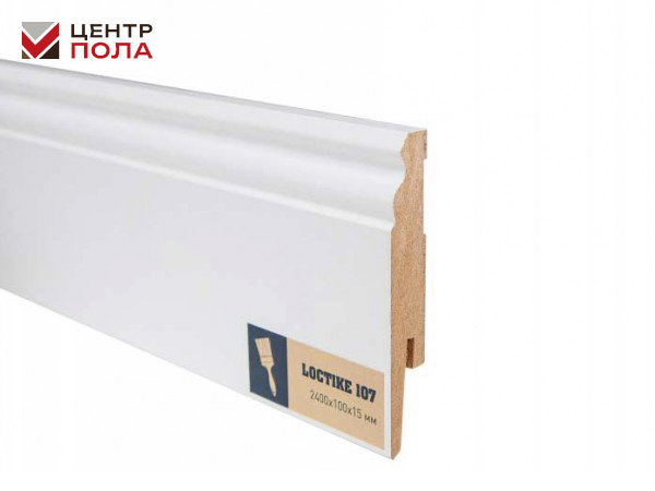 Плинтус MDF Arbiton Loctike 107 2400х100х15 мм