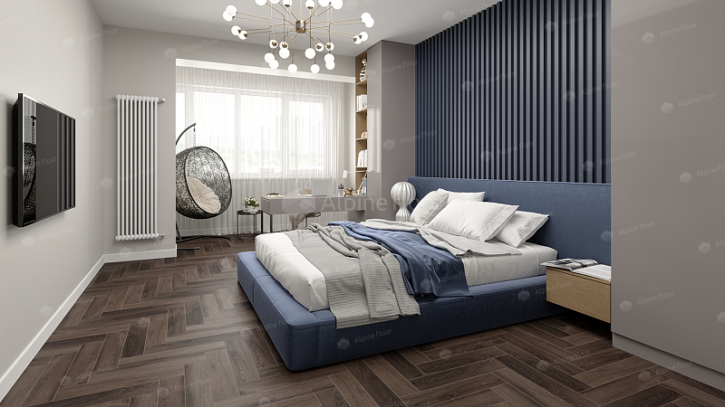 Кварцвинил Alpine Floor Parquet Lvt Eco 16-16 Фафнир