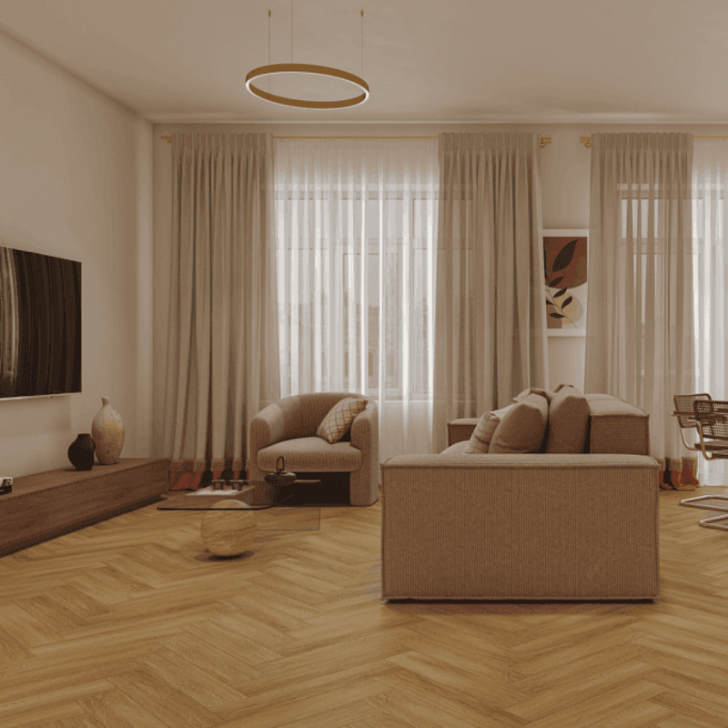 Кварцвинил Norland Паркет С (Parquet S) 1055-14 Provence