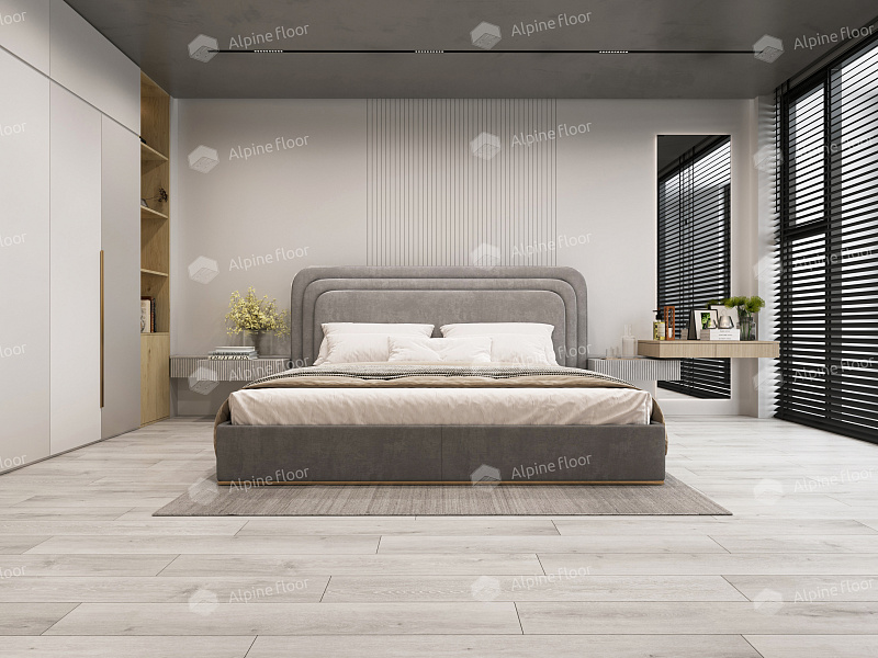 Кварцвинил Alpine Floor Classic Light Eco 134-55 Ясень Серый