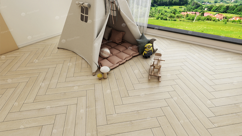 Ламинат AlpineFloor Herringbone 12 LF105-03 Дуб Лацио