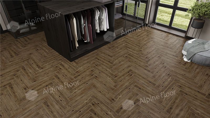 Ламинат AlpineFloor Herringbone 12 Pro LF106-10 Бордо