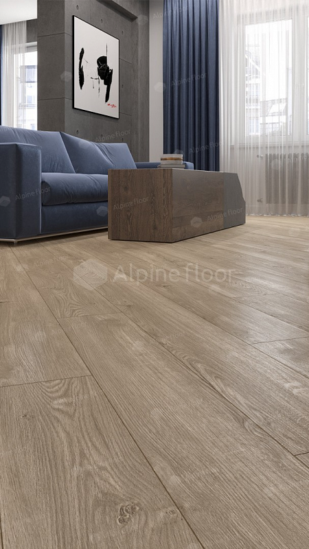 Кварцвинил Alpine Floor Sequoia Lvt Еco 6-2 Секвойя Коньячная