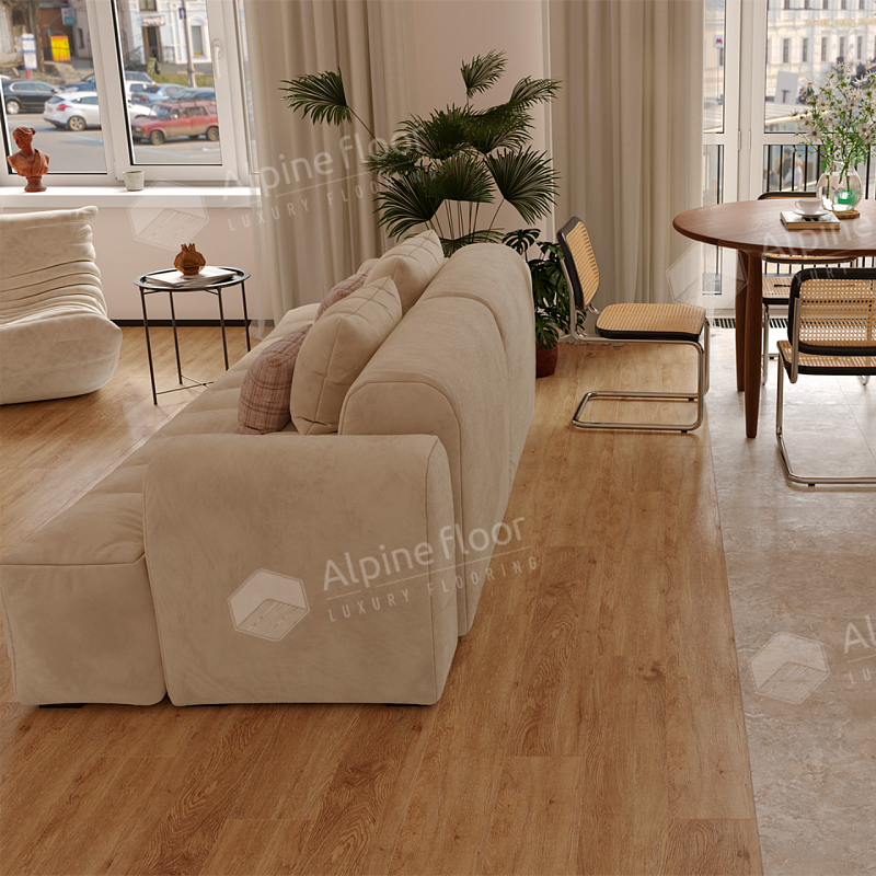 Кварцвинил Alpine Floor Grand Sequoia 5 мм Еco 11-1008 Макадамия