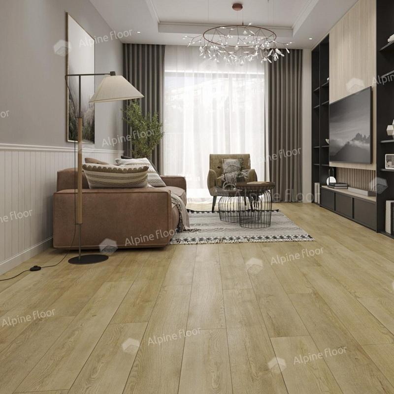 Кварцвинил Alpine Floor Ultra Eco 5-33 Дуб старинный